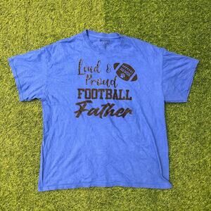 Proud Football Father Graphic Tee